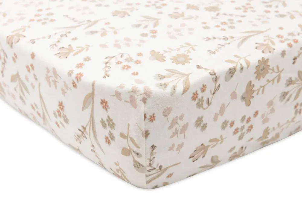 Jollein Spannbetttuch Kleinkind Bloomy 60X120Cm