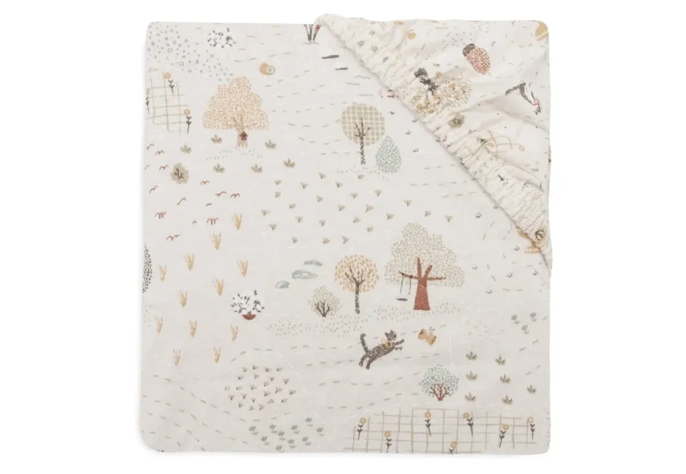 Jollein Spannbetttuch Toddler Tiny Park 75X140Cm