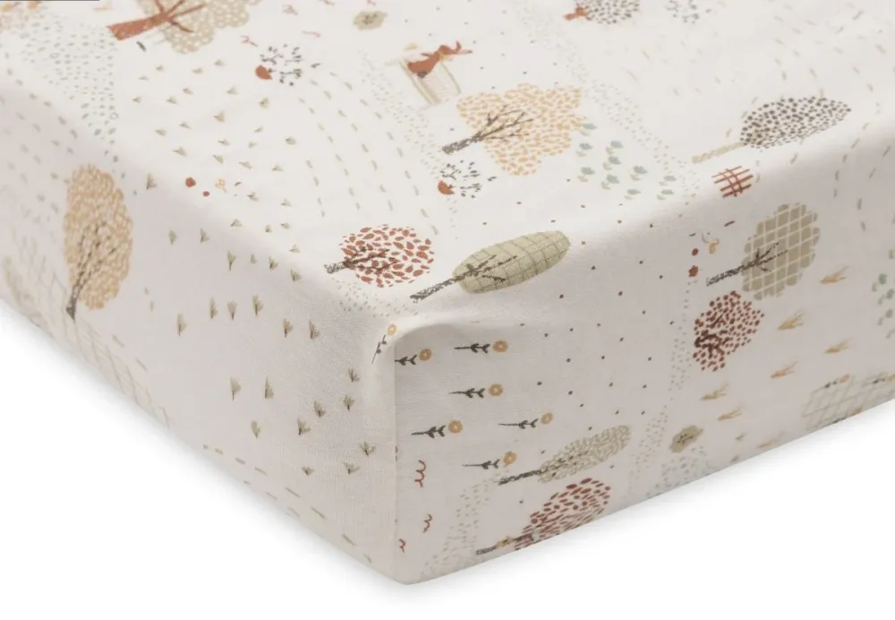 Jollein Spannbetttuch Toddler Tiny Park 75X140Cm