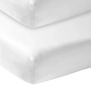 <tc>Meyco</tc> Spannbetttuch Jersey Weiß 70x140/150 cm 2tlg