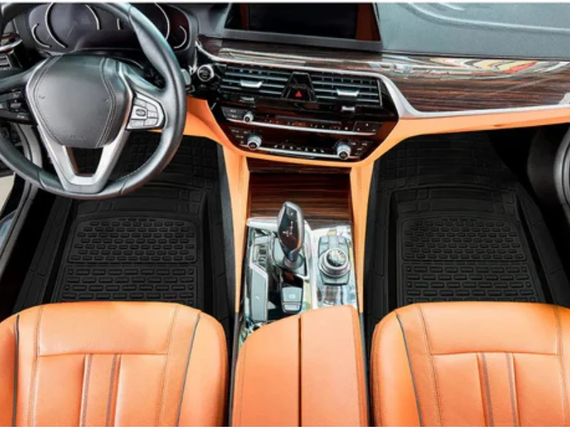 TeamCar® Tablett-Fußmatten, kompatibel mit Volkswagen Jetta V (2005–2010) – Limousine
