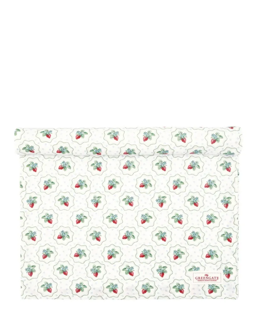 Tischläufer Berry petit weiß