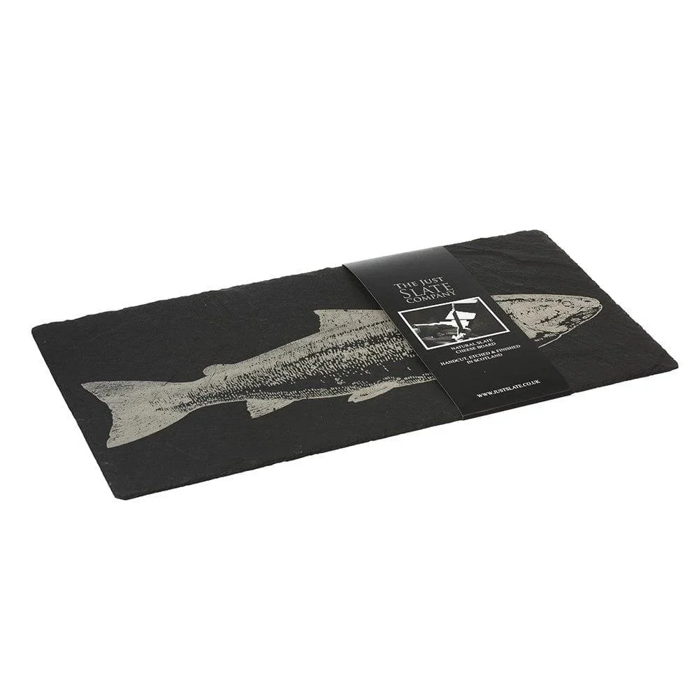 Tischläufer Lachs - Graviert - 50x25 - Schiefer - Just Slate Company Schottland