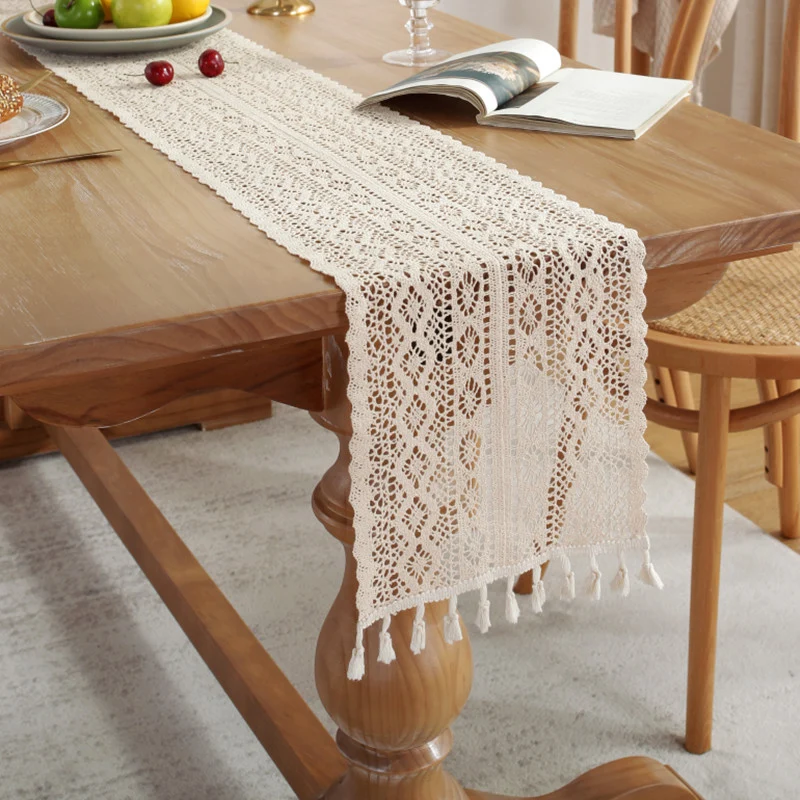 Tischläufer Spitze im Boho VIntage Stil