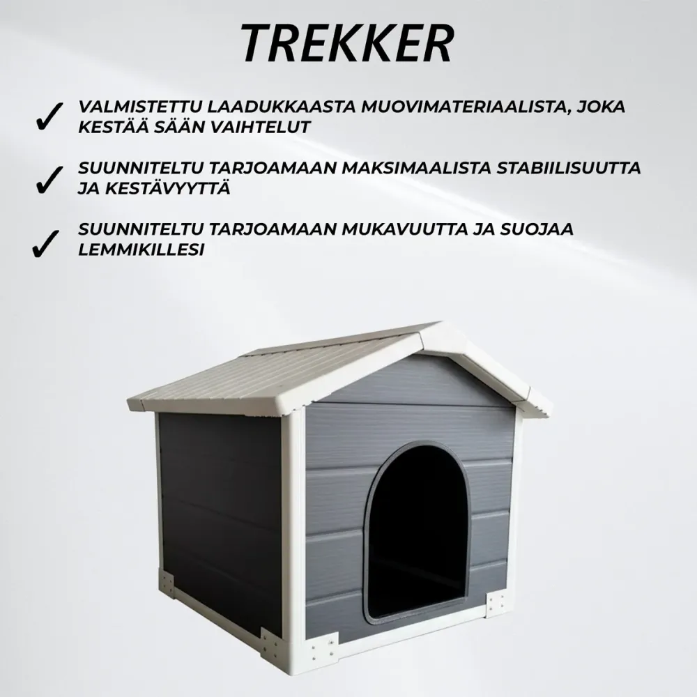 Trekker Hundehütte 94x92x81cm