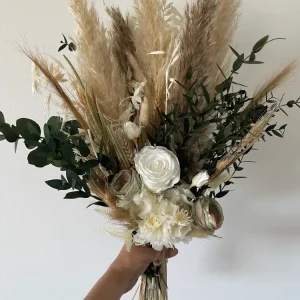 TROCKENBLUMENSTRAUß PAMPAS PETRA