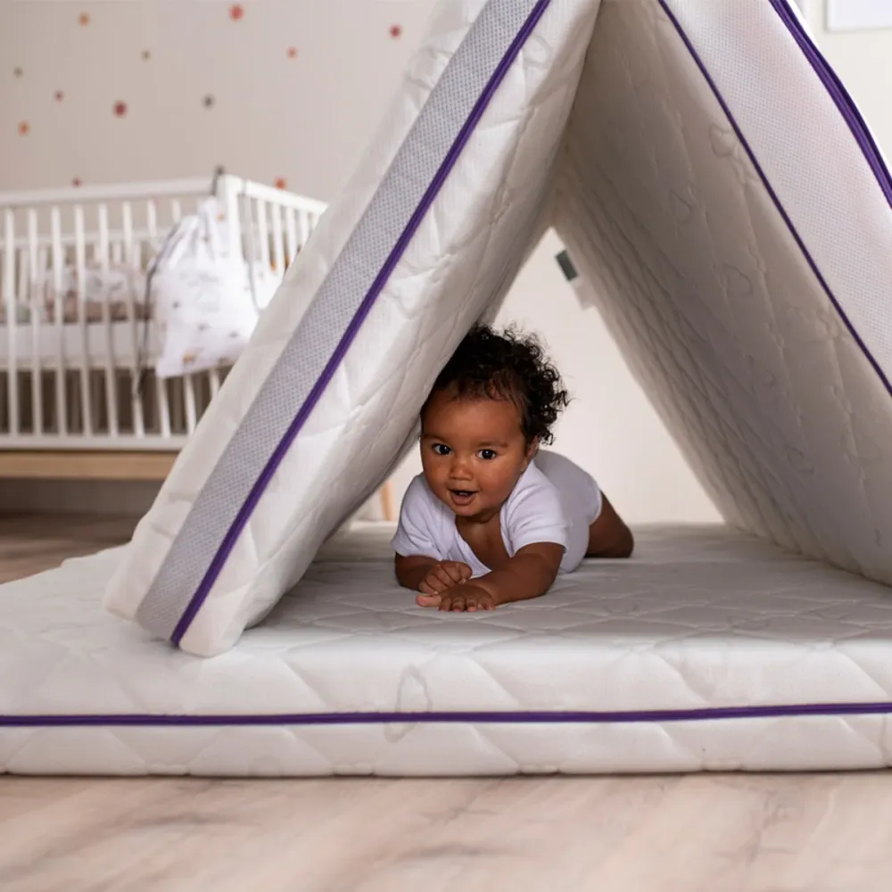 Träumeland, Babymatratze Polarstern, 70 x 112,5 + 70 x 42,5 - passend für Sebra