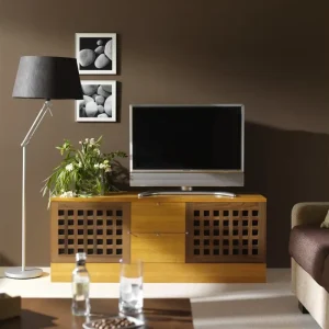 TV-Schrank Pinie massiv bernstein Atlantis