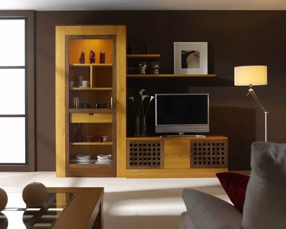 TV-Schrank Pinie massiv bernstein Atlantis
