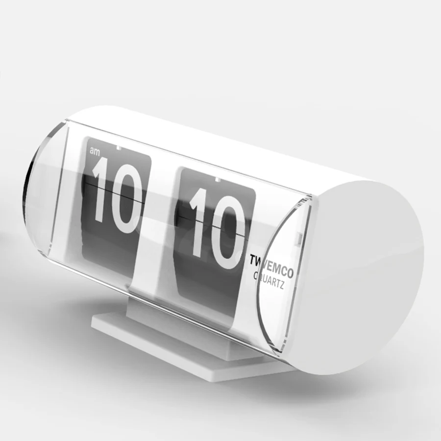 TWEMCO KLEINE FLIPCLOCK QT-30T SCHWARZ