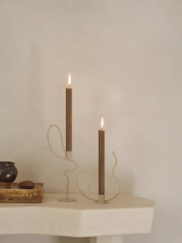 VALSE Kerzenleuchter Cashmere niedrig