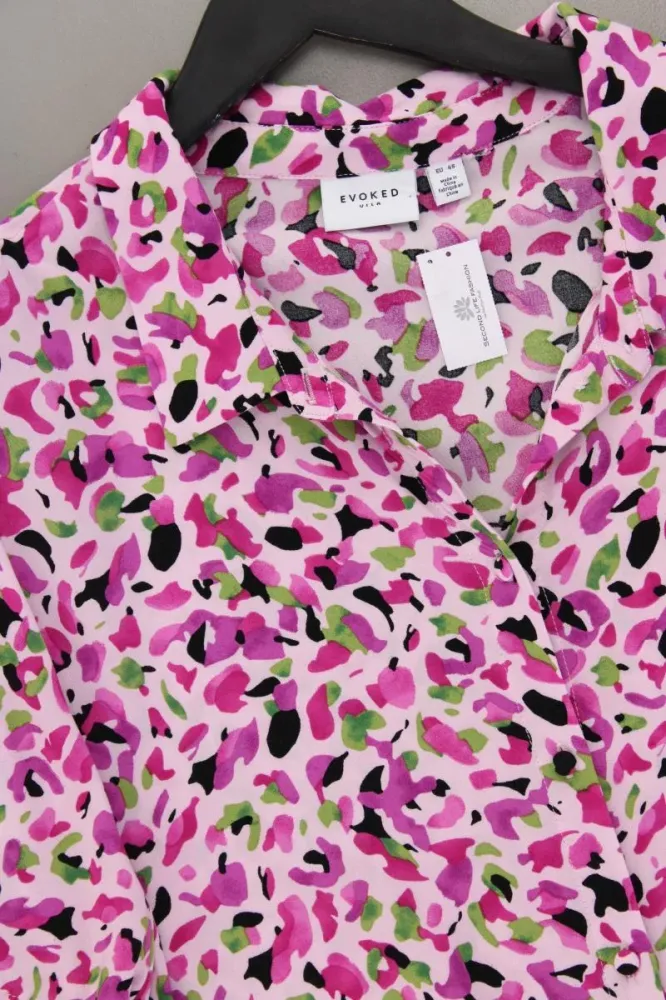 Vila Evoked Kleid Gr. 48 Kurzarm pink