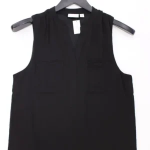 Vila Ärmellose Bluse Gr. 36 schwarz aus Polyester