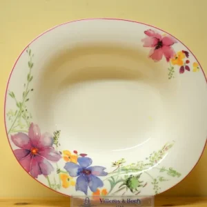 Villeroy & Boch Mariefleur Gris Basic ovaler Suppenteller NEU