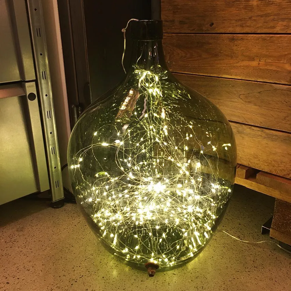 VINTAGE BALLONFLASCHE MIT LICHTERKETTE 300