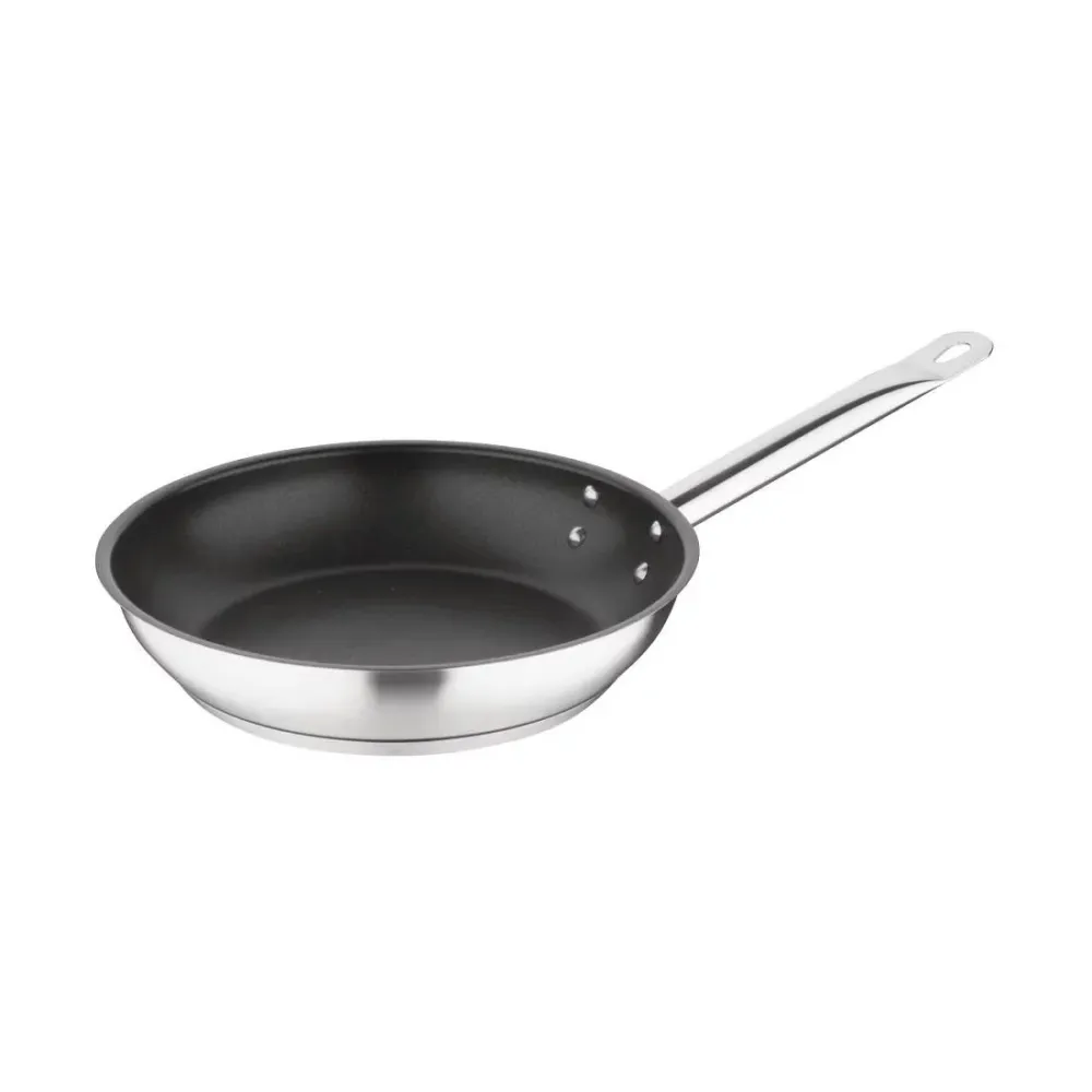 Vogue Antihaft-Bratpfanne Platinum Plus aus Teflon-Edelstahl, 240 mm – FC096