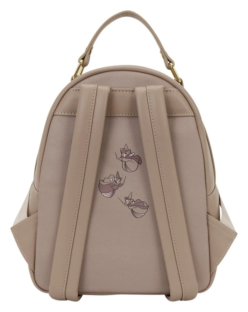Vorbestellung Disney Loungefly Mini Rucksack Sleeping Beauty Spinning Wheel
