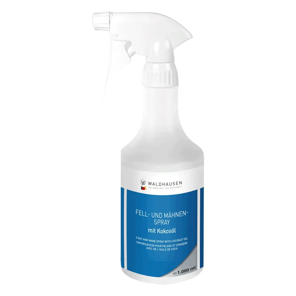 Waldhausen Fell- und Mähnenspray mit Kokosöl, 1000 ml