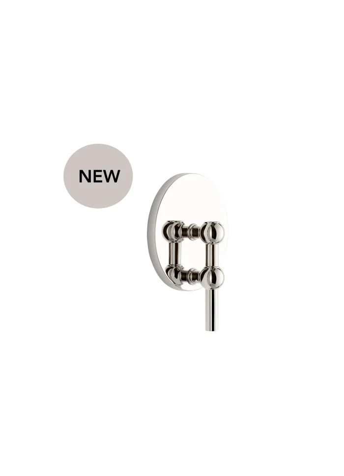 Wandhalter chrome Stoff Nagel