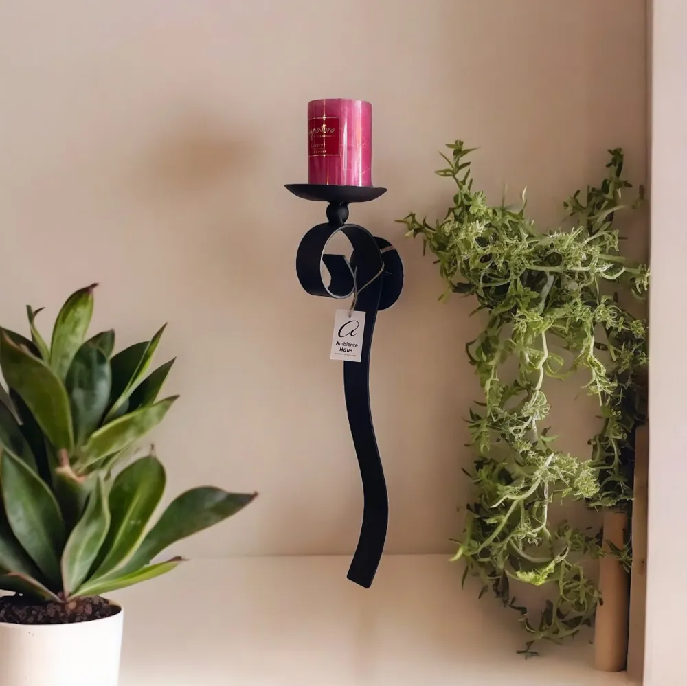 Wand-Kerzenhalter, antikbraun, Ambiente Haus