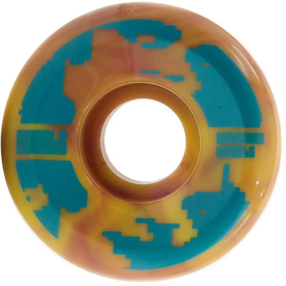Wayward 52mm 103A Waypoint Swirl Funnel Cut Wheels Pink Yellow
