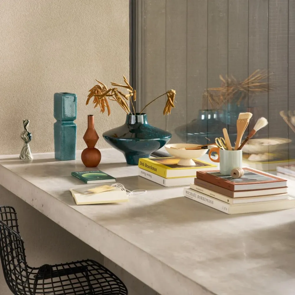 Wazon ceramiczny MAYA petrol