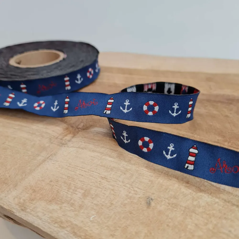 Webband | Maritim | Blau