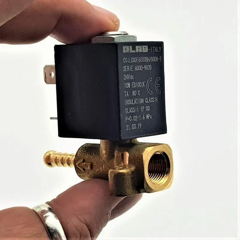 2 -weg -Magnetventil mit geradem sitzendem 24 -V -DC 10W Kaffeemaschine Saeco Internia