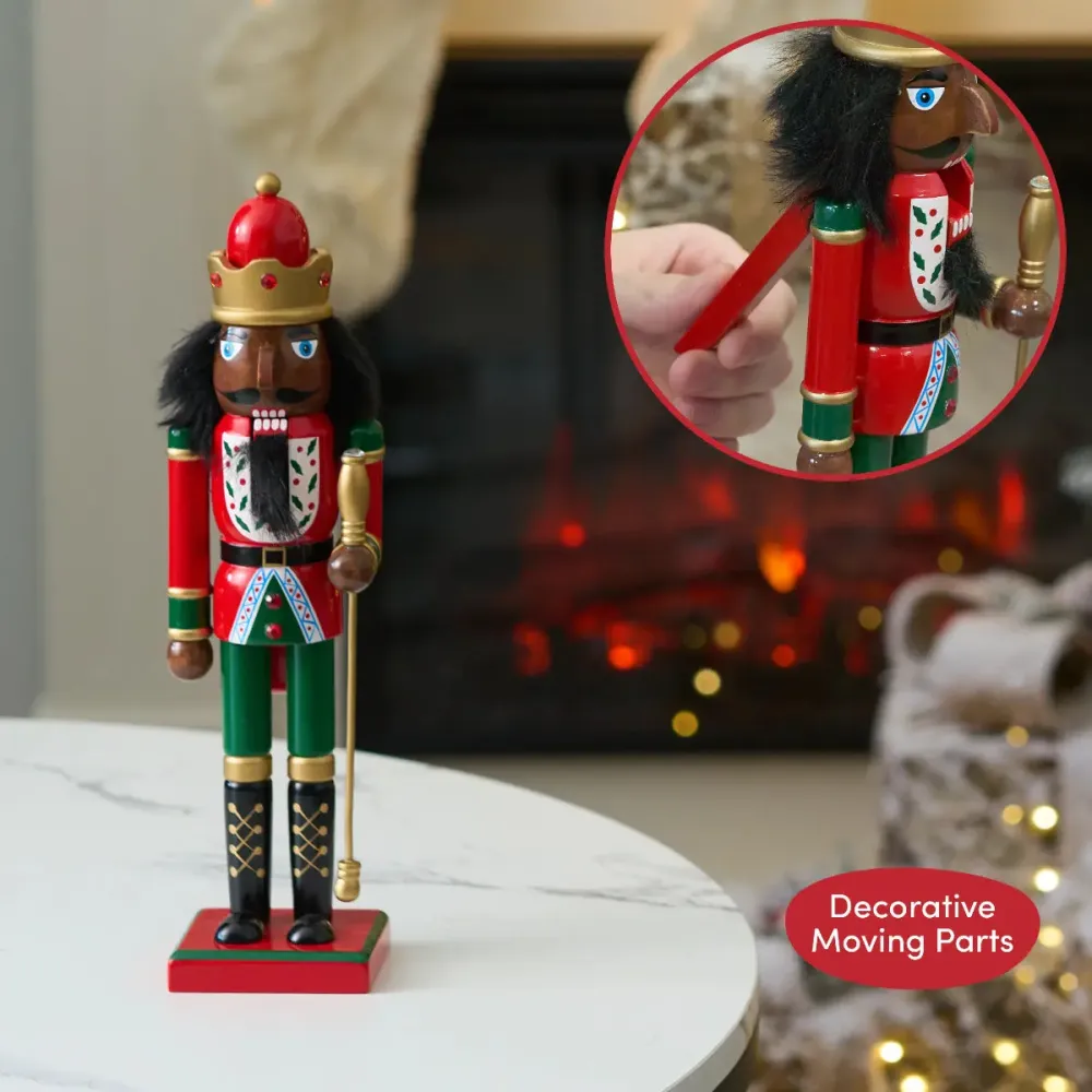 Weihnachts-Nussknacker Soldat King 30cm