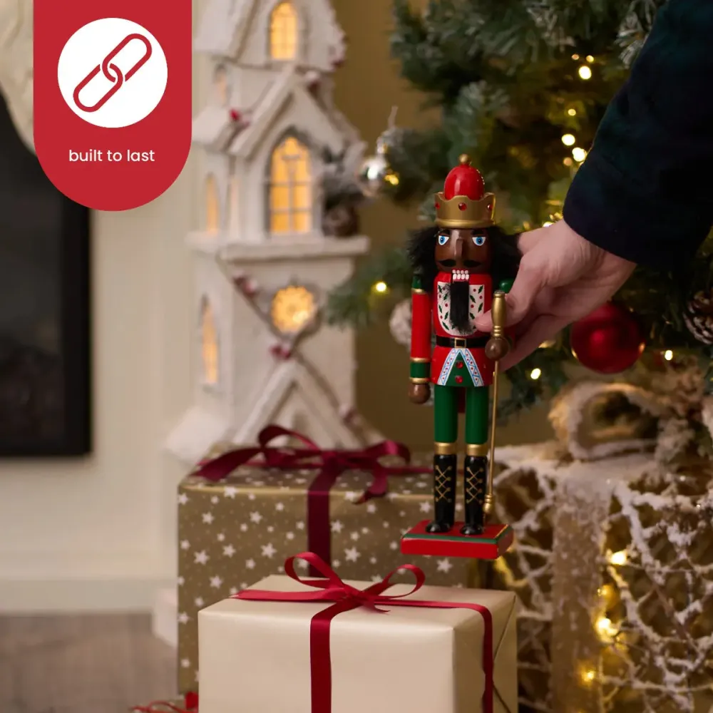 Weihnachts-Nussknacker Soldat King 30cm