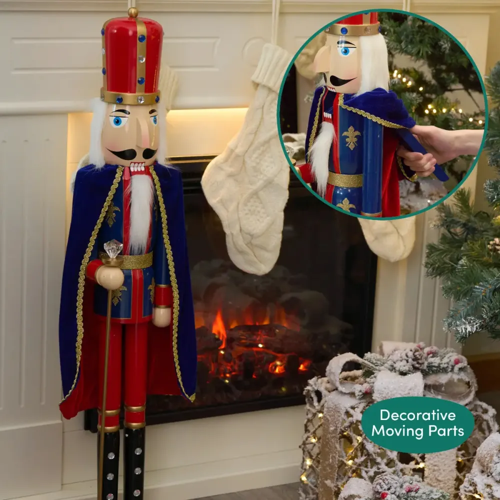 Weihnachts-Nussknacker Soldat King 90cm