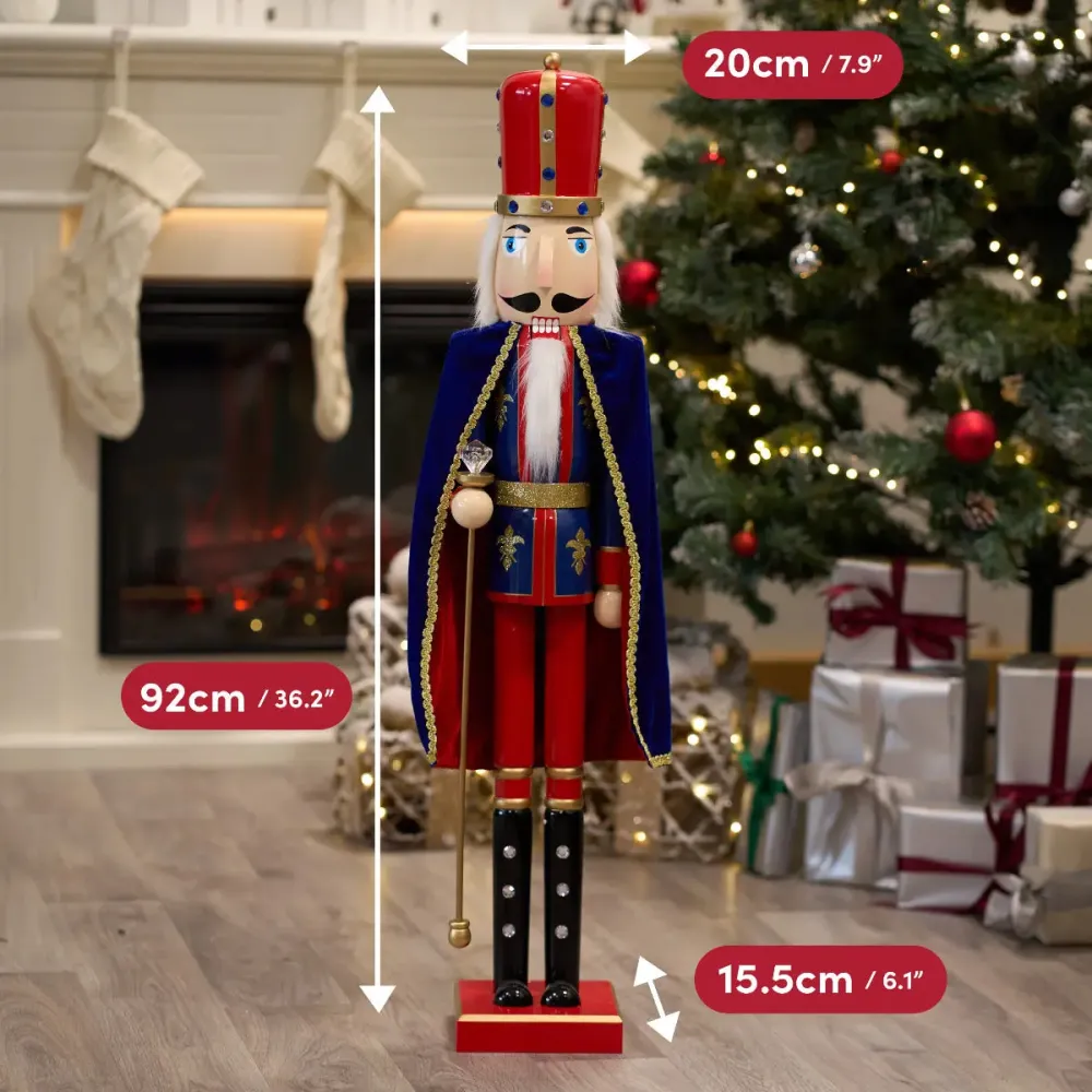 Weihnachts-Nussknacker Soldat King 90cm