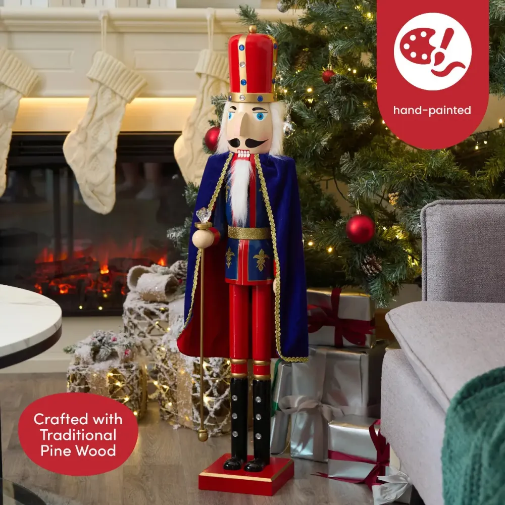 Weihnachts-Nussknacker Soldat King 90cm