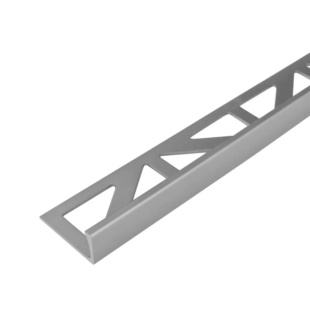 Winkelprofil DUROSOL Aluminium pulverbeschichtet betongrau RAL 0006500 8mm 250cm