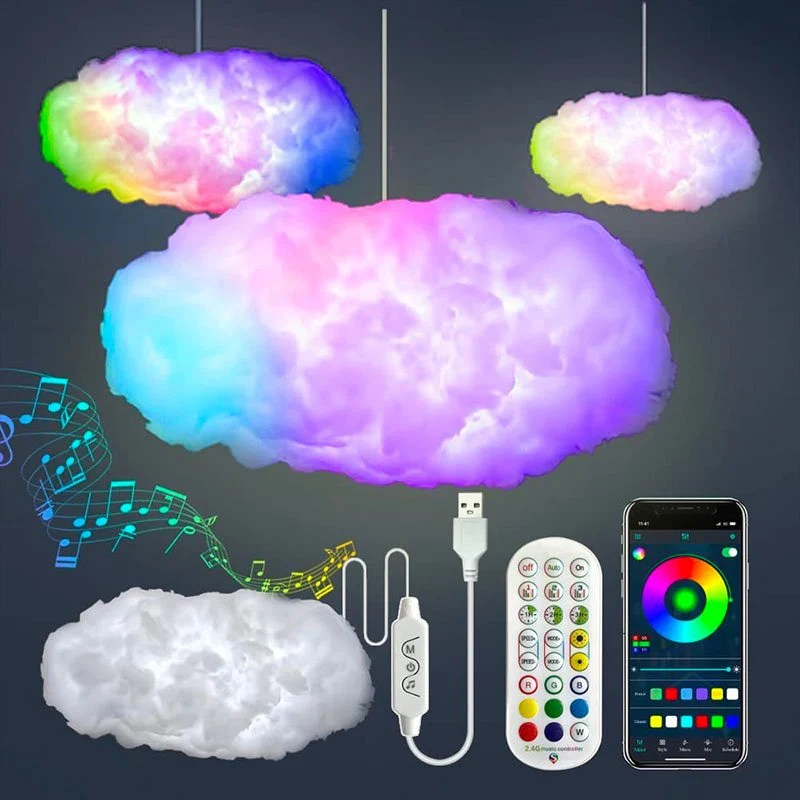 Wolke Blitzlampe mit Musik und Farbe – Nimbuson
