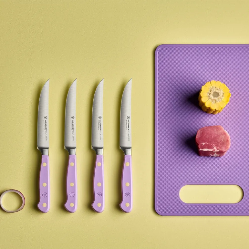 Wüsthof - Classic Steakmesser-Set 4-teilig Purple Yam