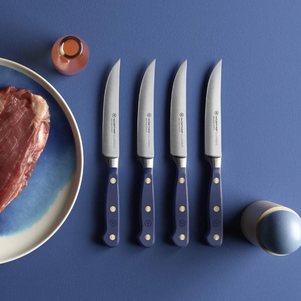 Wüsthof - Classic Steakmesser-Set 4-teilig Wild Blueberry