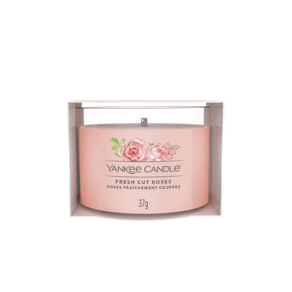 Yankee Candle - Fresh Cut Roses - Votivkerze im Glas - 37g