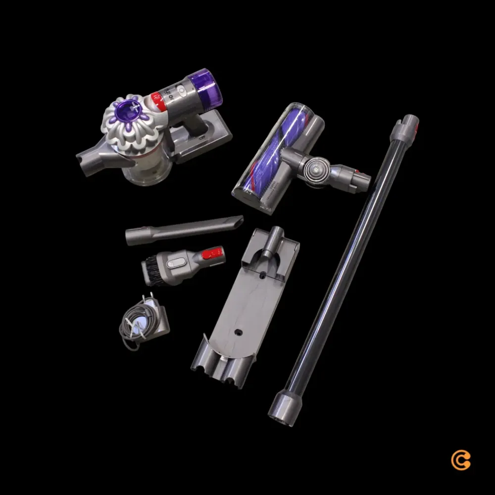 B-Ware Dyson Akku Staubsauger Zyklon V8 Advanced Silber Nickel Motorbar Elektrobürste