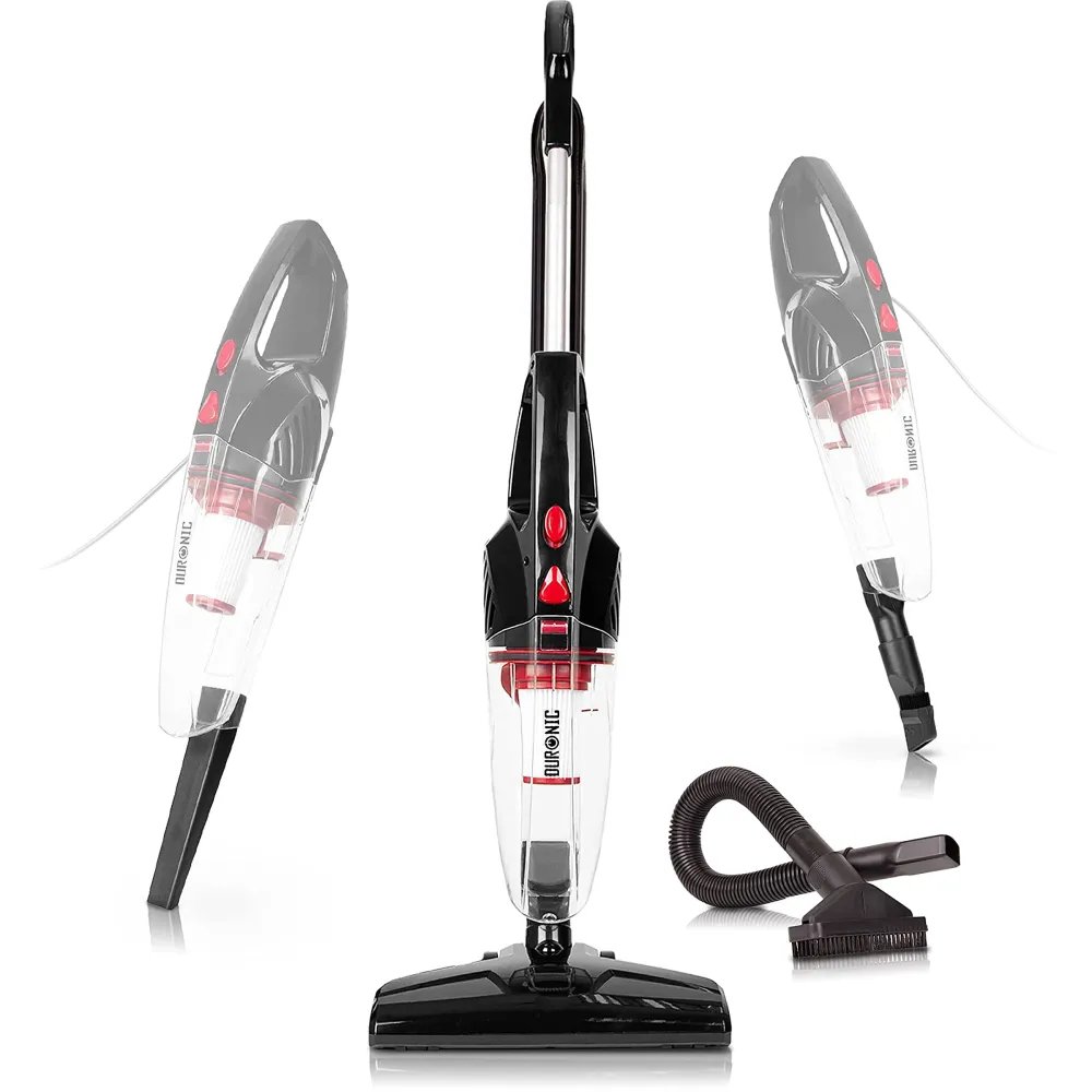 Duronic VC8 Staubsauger beutelloser 800W, Handstaubsauger, Stielstaubsauger, Standstaubsauger, 2--1 Sauger, Kabelstaubsaug...