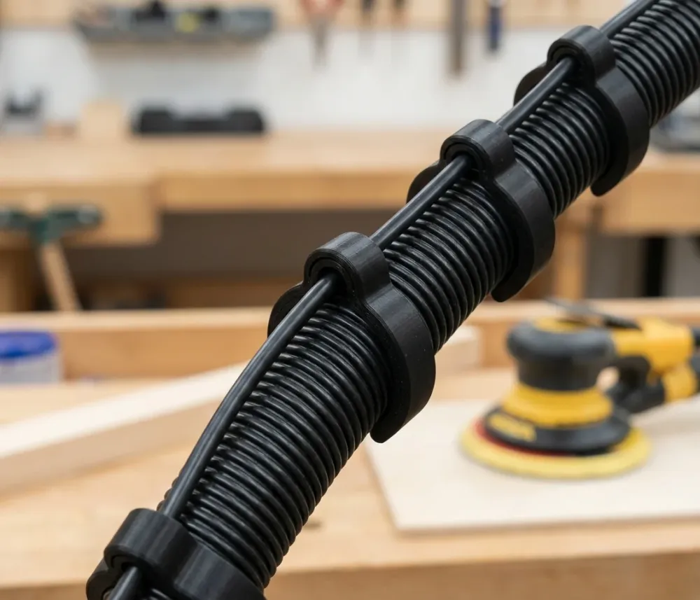 Kabelclip für Staubsauger-Schlauch | 6 Stück
