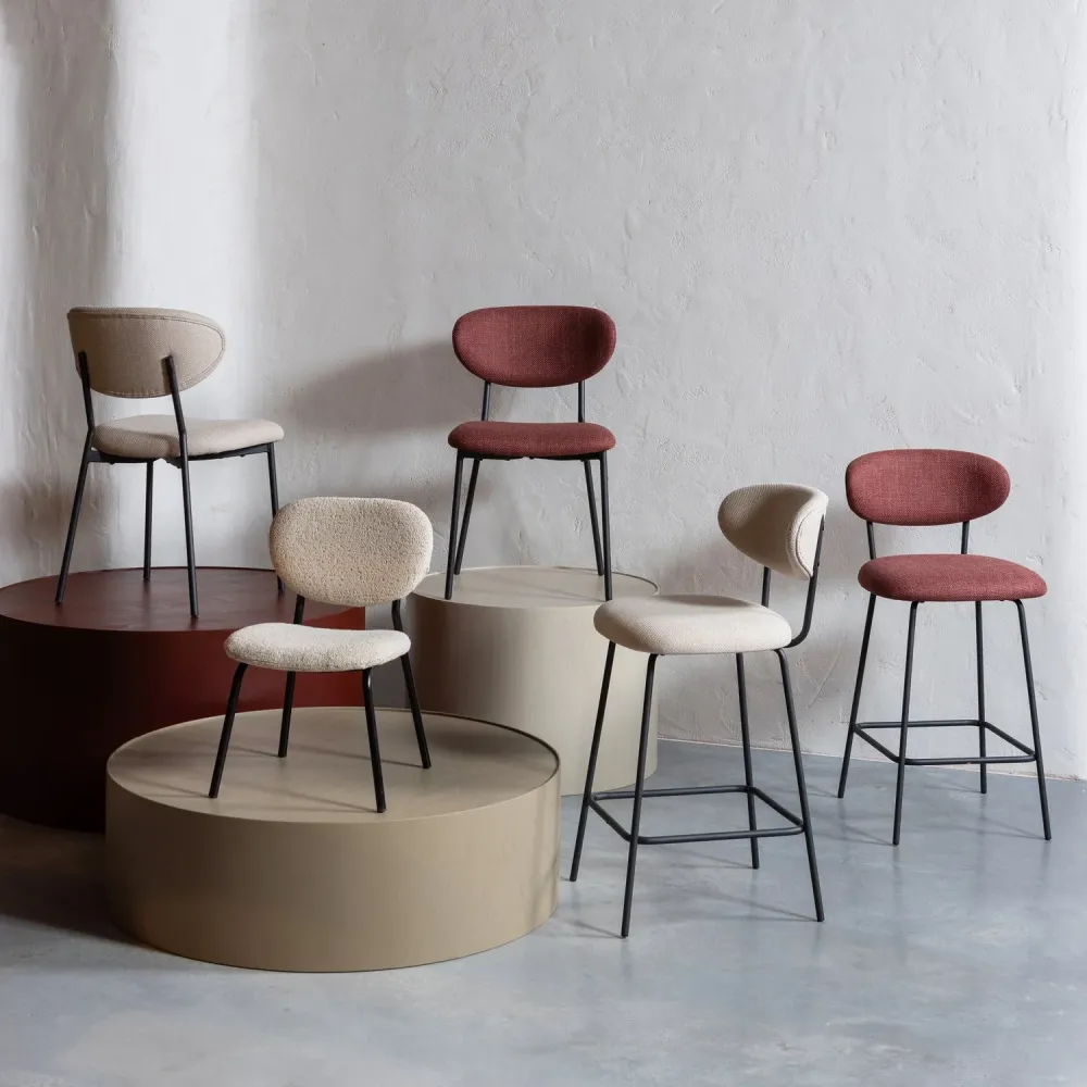 Barstuhl Kjeld Beige