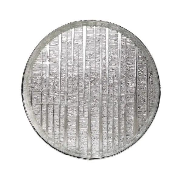 Argenesi Glastablett 36cm Holz Silber 1.752668
