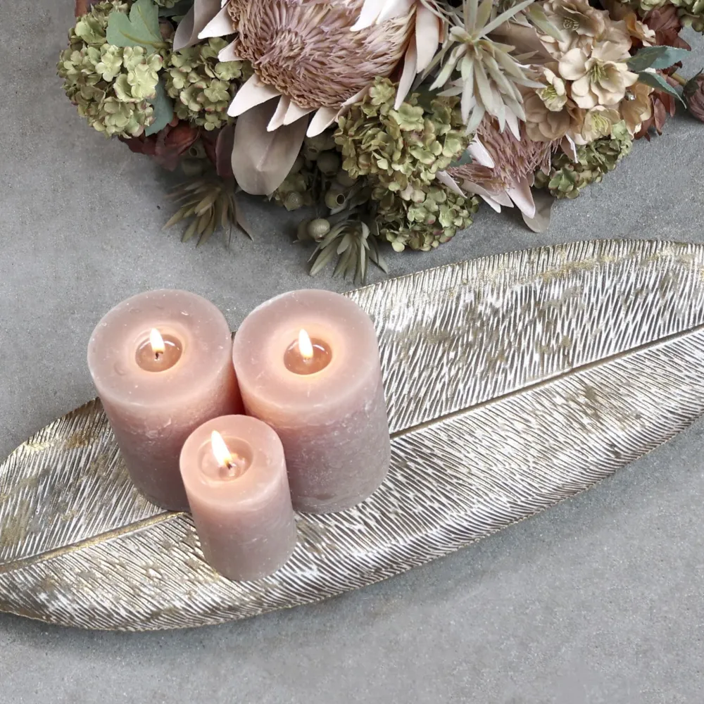 Dekorative Schale mit Blattmotiv - Chic Antique