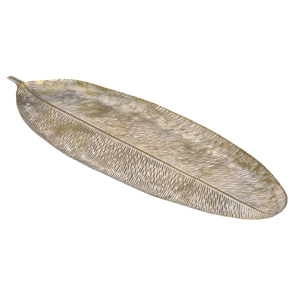 Dekorative Schale mit Blattmotiv - Chic Antique
