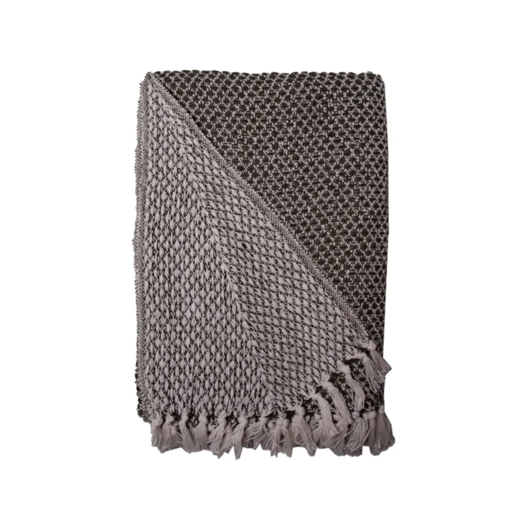 Plaid 130x180cm – Net Olive – AU Maison