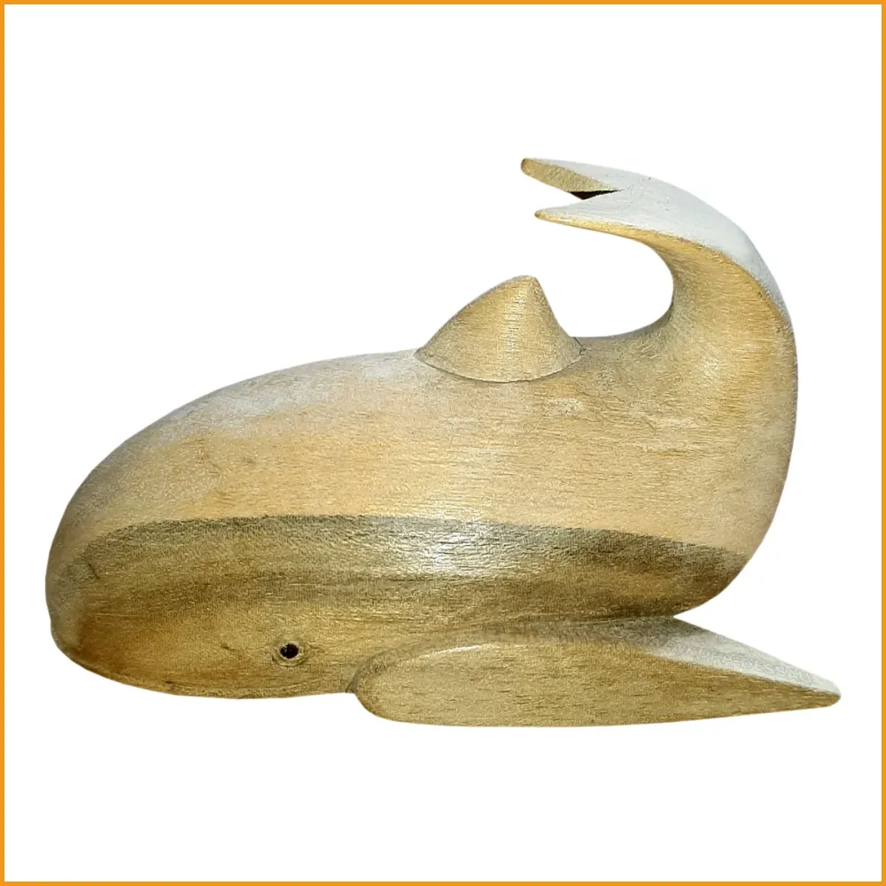 WAL schwimmend - Holz - Tierfigur - 10cm (über 30% sparen)