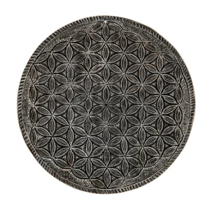 Blume des Lebens – Weißmetall – Räucherstäbchenhalter – Ø 15 cm