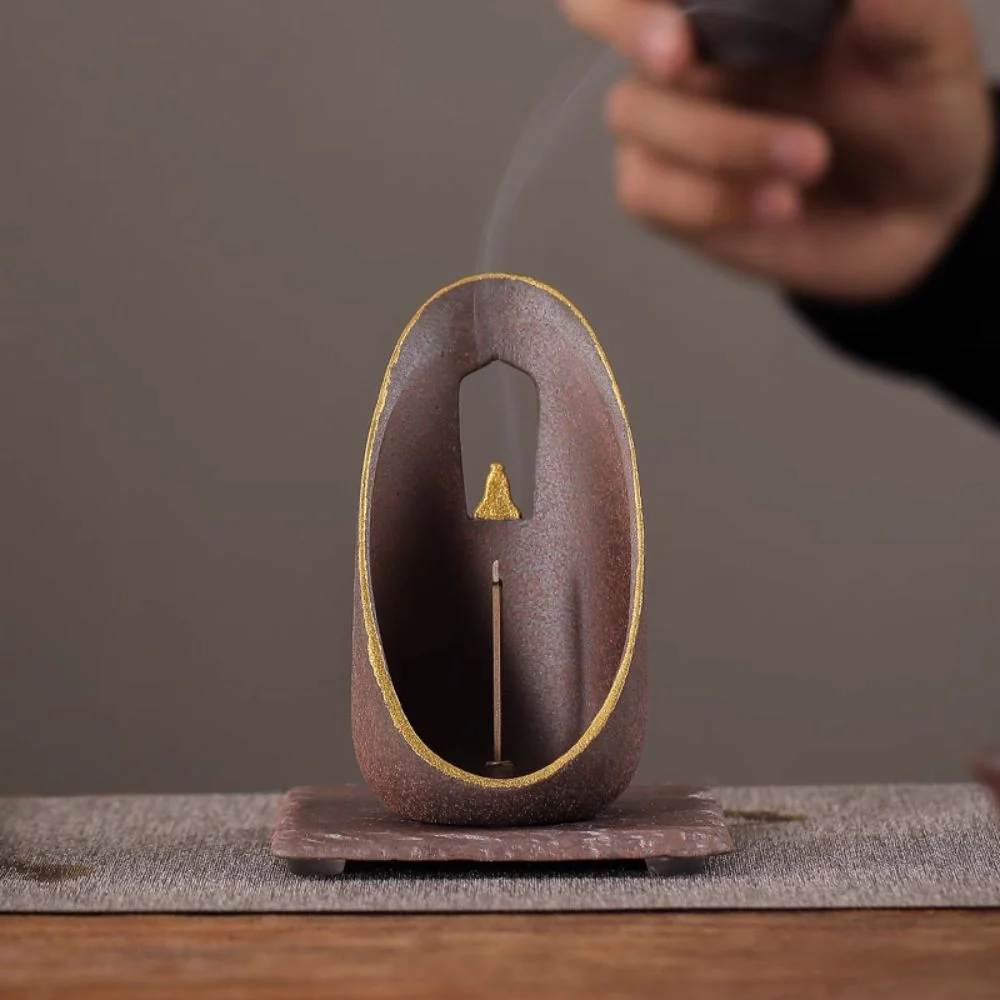 Zen Flow Ceramic Incense Holder Casa & Beyond