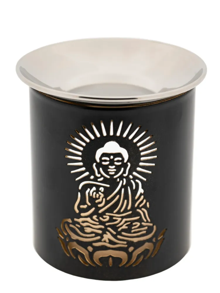 Räuchergefäß Buddha mit Edelstahlschüsselchen